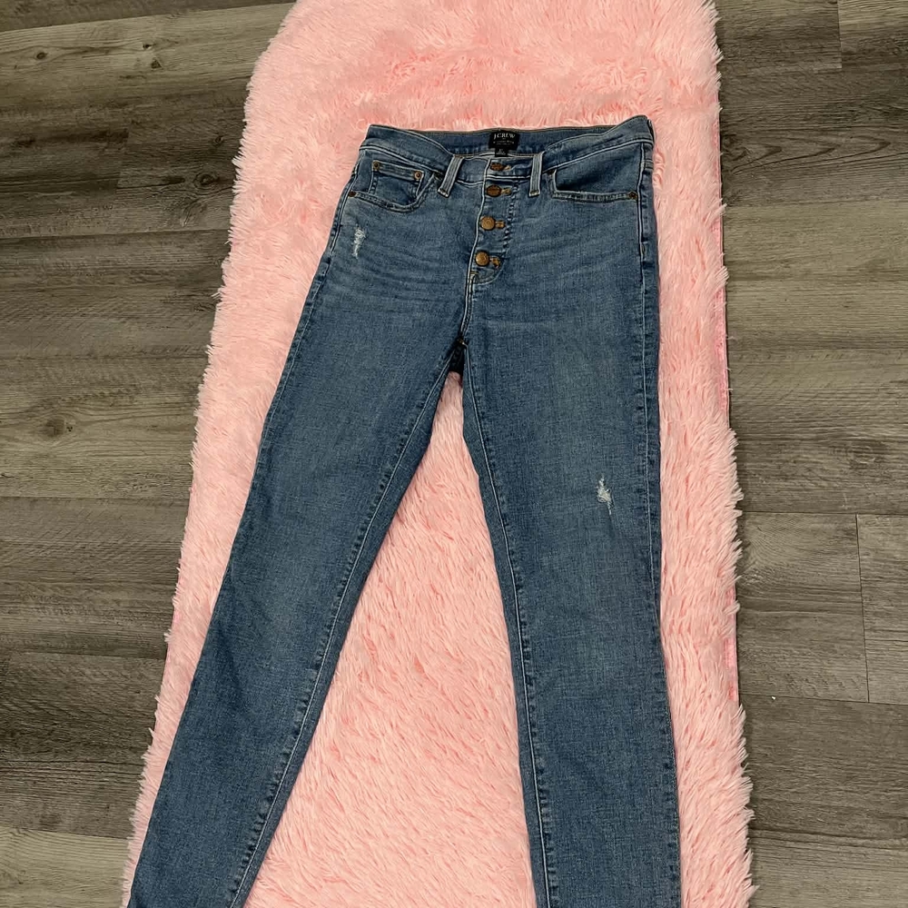 J. Crew Classic Blue Skinny Jeans